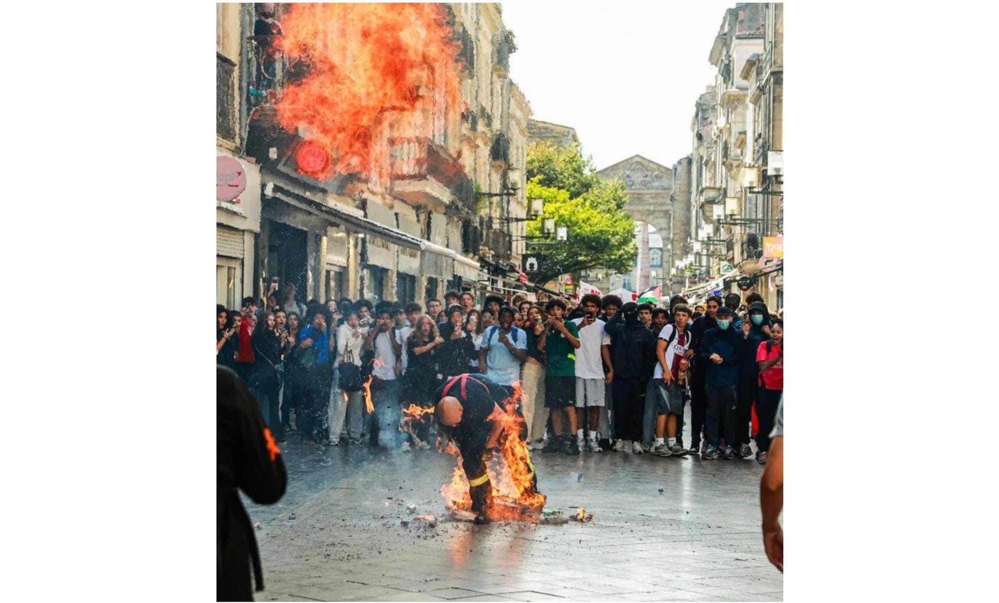 Violent Multicultural Student Protests Engulf France