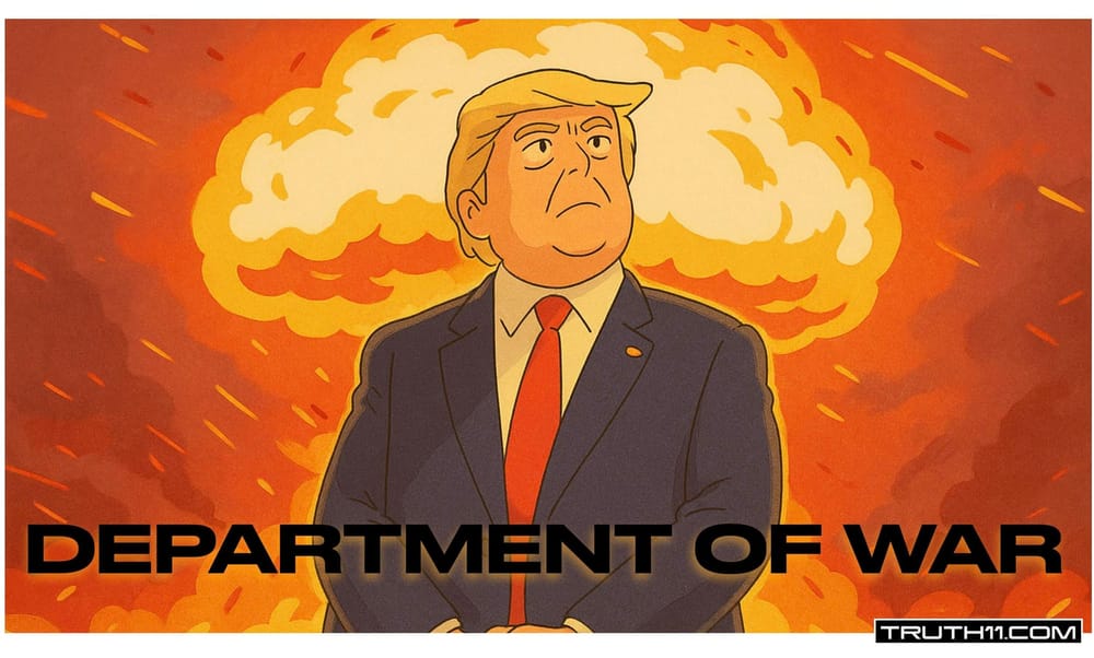 The 'Peace' President + His Department Of War