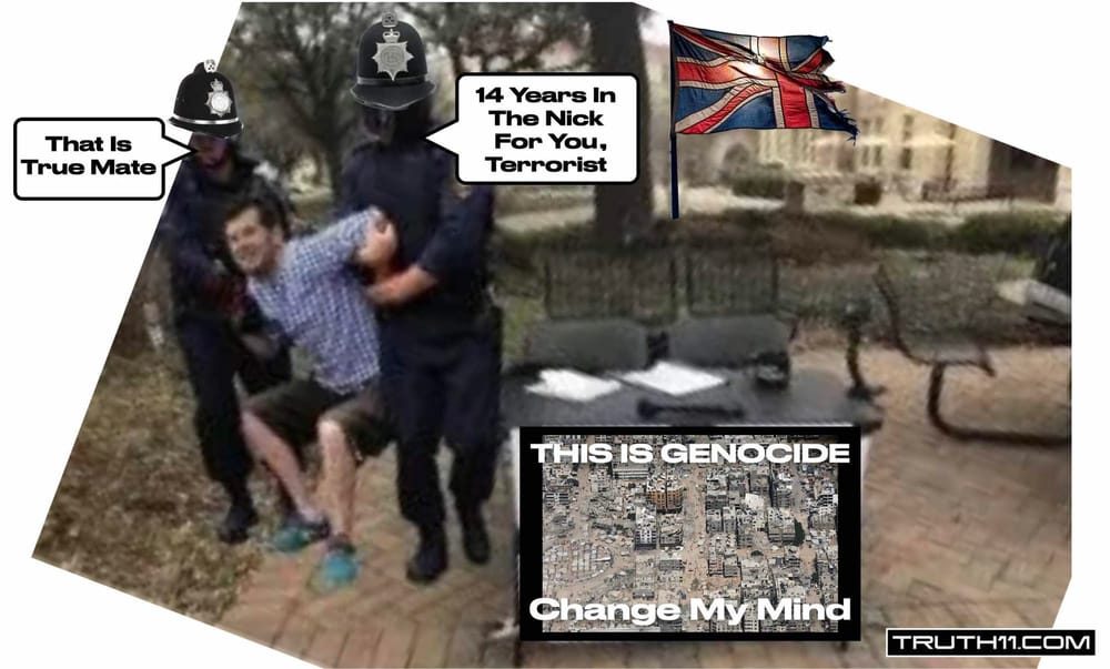 UK | Reporting The Truth Can Now Land You In Jail For 14 Years As A Terrorist