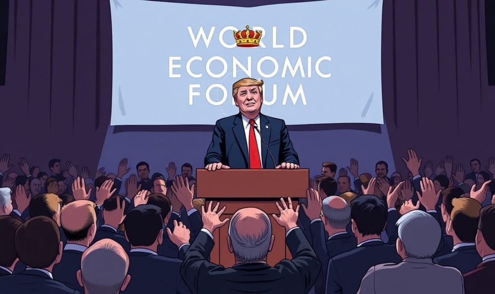 King Trump Formed the NEW New World Order at the WEF to a Standing Ovation | The myth of opposition was on full display for those with eyes to see