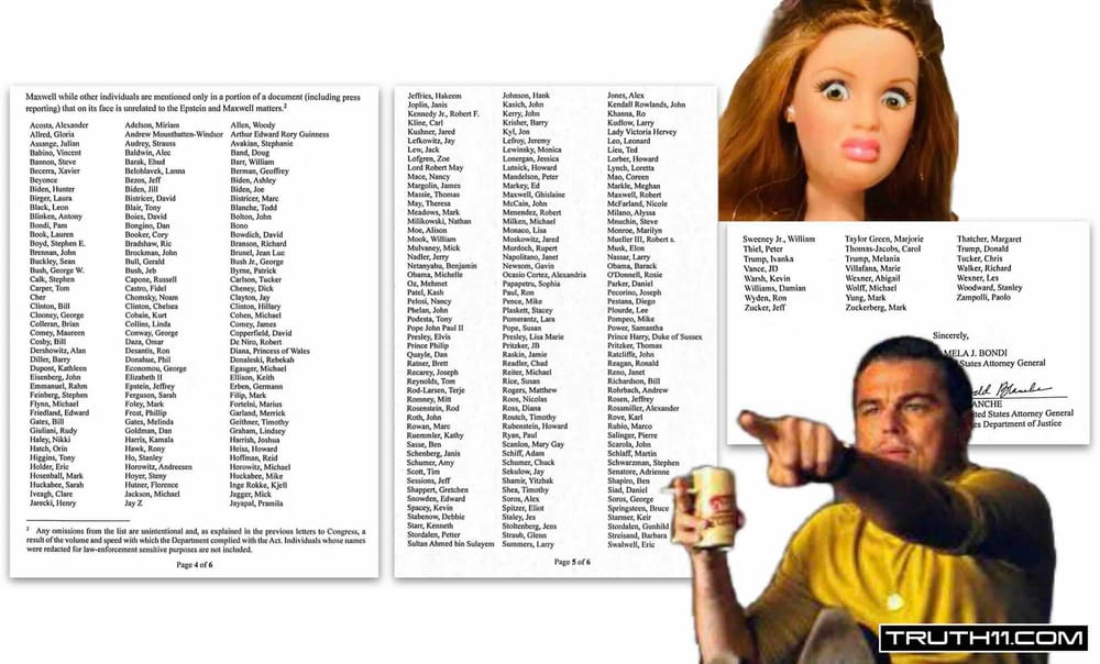 DOJ Releases ‘All’ Epstein Files | 300 Names