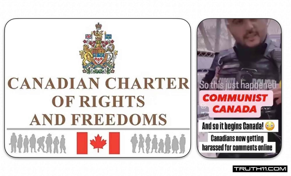 Canadians Now Being Harassed For Online Speech | A Violation Of The Canadian Charter Of Rights | Stand On The Right Side of History Police = Uphold Your Oath | Updated