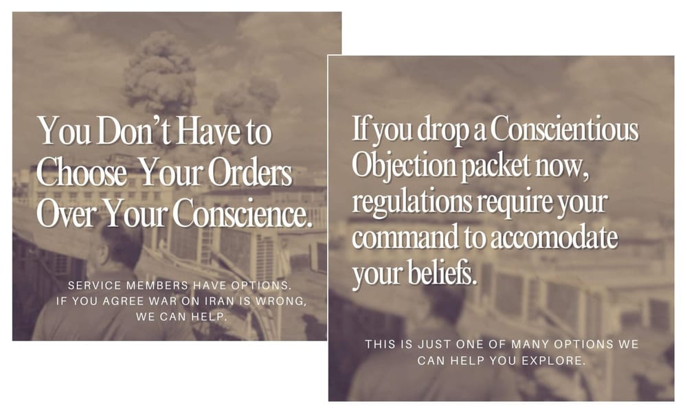 Huge Mobilization Underway | Conscientious Objector Groups Phone Is 'Ringing Off Hook'