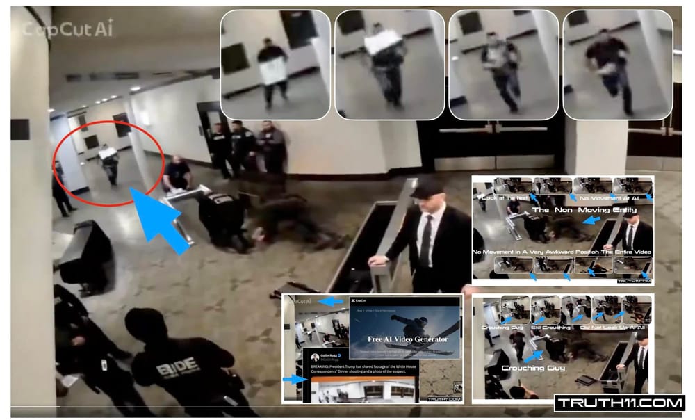 The Video Of "Shooter" Cole Thomas Allen Running Past Security / Secret Service Makes No Sense