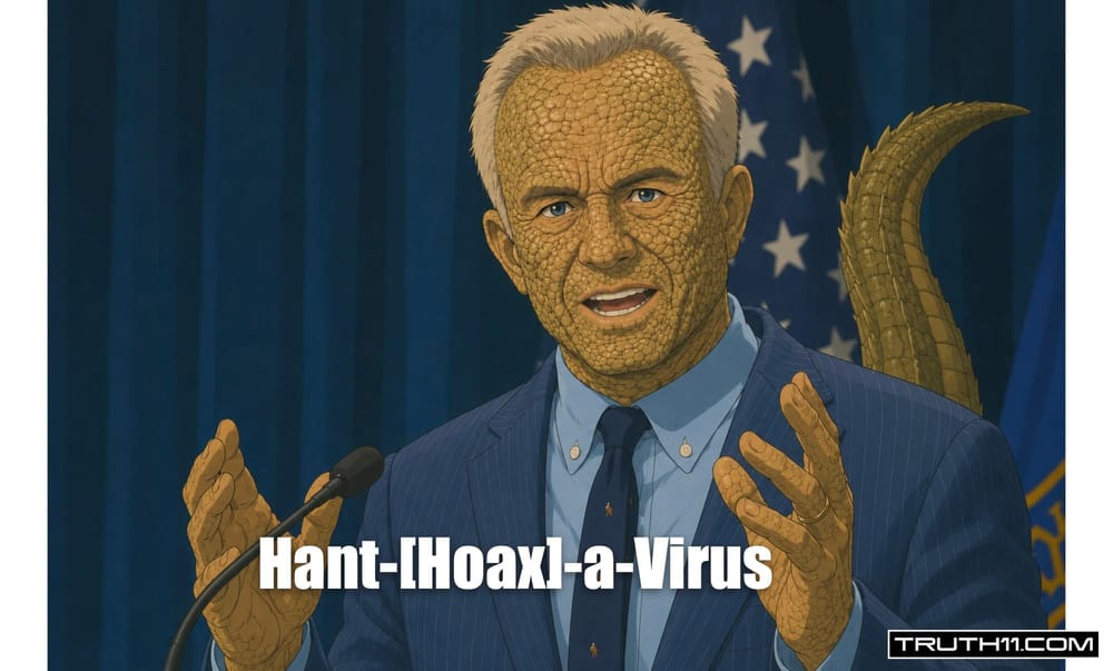 Kennedy Issues PREP Act Declaration For Hant-[Hoax]-a-Virus | "Bobby, your ship has sunk into the swamp and you morphed into quite a lizard"