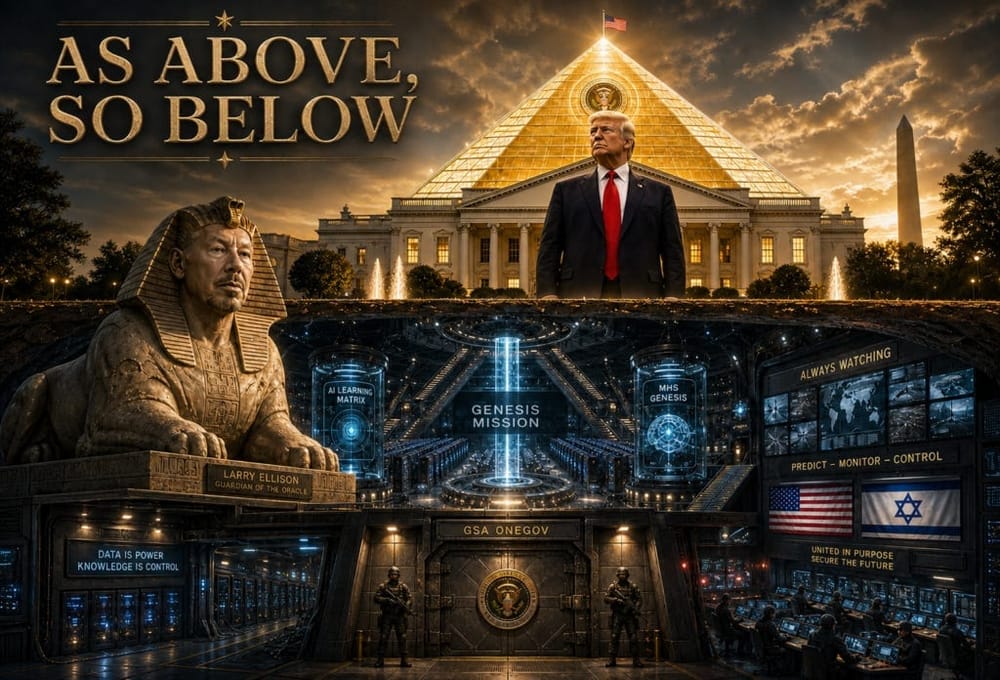 Trump’s Ballroom | The Capstone and the Buried Chambers of the Deep Digital State