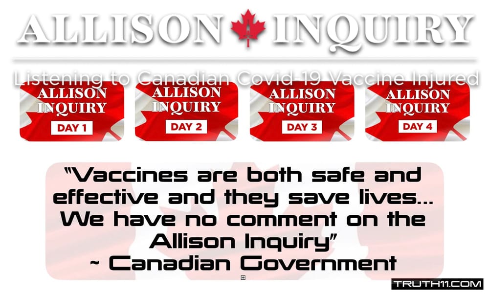 “No Comment” Is Canadian Governments Official Answer to Canadians Injured + Killed By COVID-19 “Vaccines” aka Bioweapon Injections