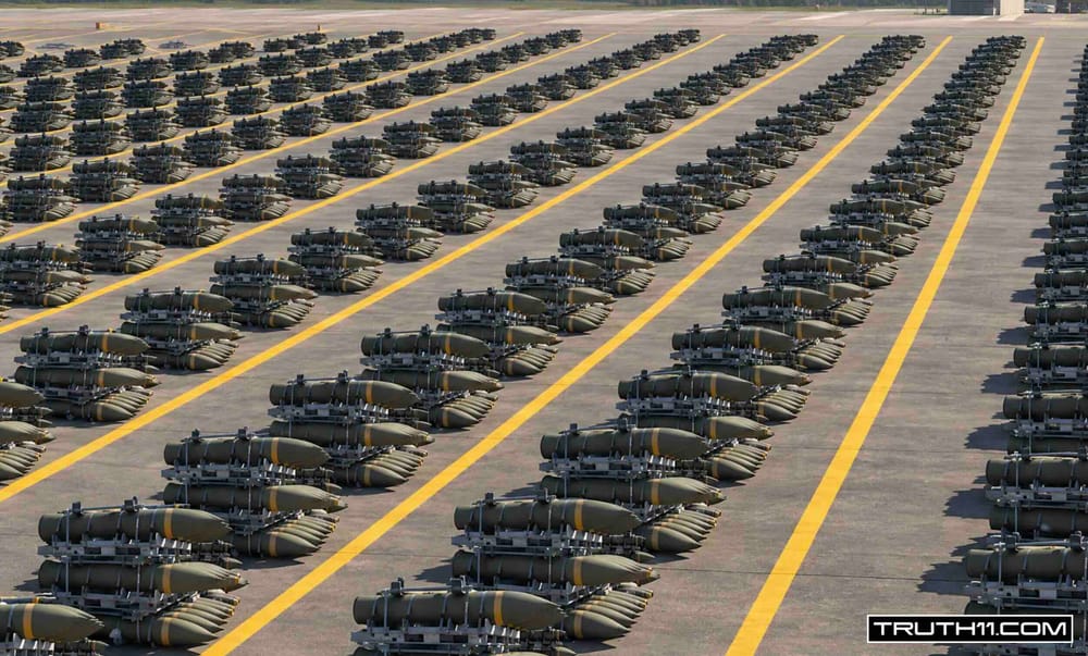 Trump Sending Israel Forty Thousand Two-Thousand-Pound Bombs