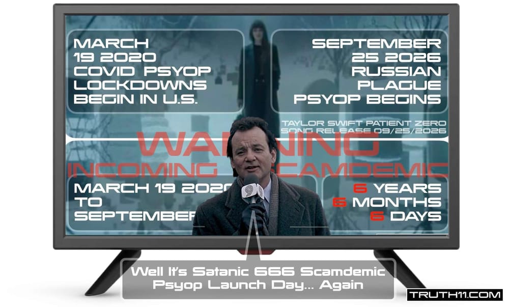 Well It's Satanic 666 Scamdemic Psyop Launch Day... Again | September 25 2026