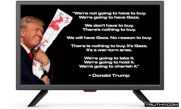 Trump Says He Will Take Gaza