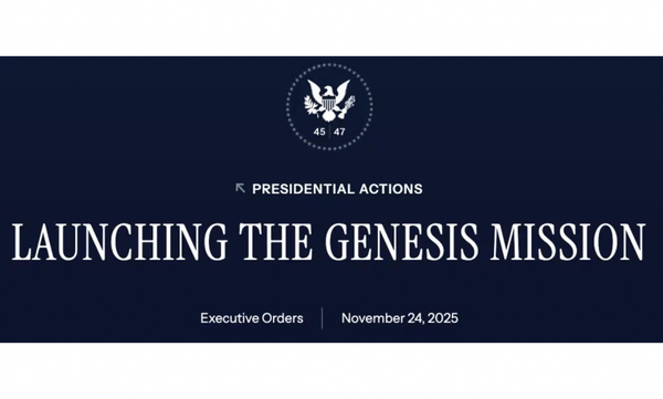 The “Genesis Mission” | Giving The Nation Over To The Technocrats