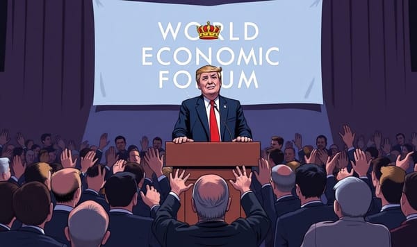 King Trump Formed the NEW New World Order at the WEF to a Standing Ovation | The myth of opposition was on full display for those with eyes to see