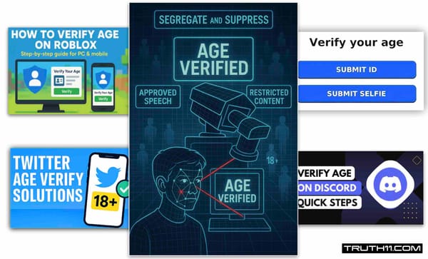 The State Is Setting Up A Control Grid Based On Age Verification