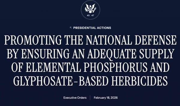 Trump Invokes Defense Production Act to Protect Glyphosate