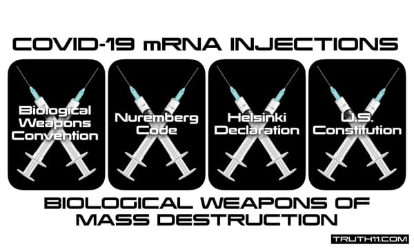 Study Confirms COVID-19 mRNA Injections Violate the Biological Weapons Convention, Nuremberg Code, Helsinki Declaration, and The U.S. Constitution