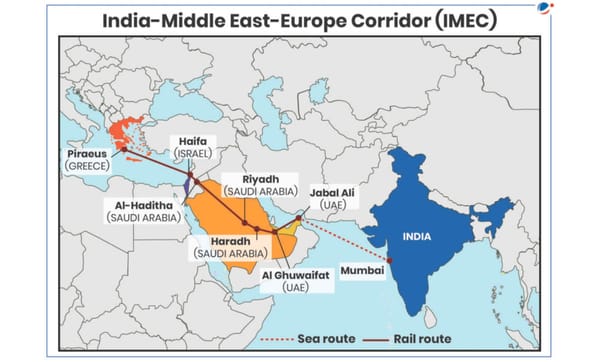 IMEC | Technocracy In Its Infrastructure Phase | The India-Middle East-Europe Corridor (IMEC) | War With Iran + Global Trade