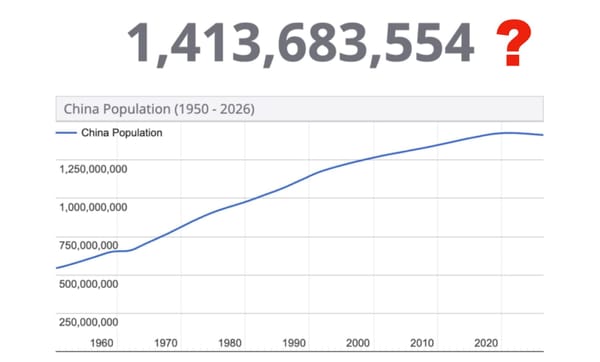 How Many People Are Really In China? A Mathematical Question