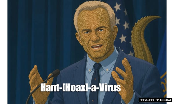 Kennedy Issues PREP Act Declaration For Hant-[Hoax]-a-Virus | "Bobby, your ship has sunk into the swamp and you morphed into quite a lizard"