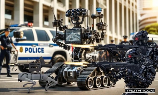 The Normalization Of Police Robots | The Corrupt Few In Control Want An Army Of Militarized Police Robots As An Obedient Force Who Can Shut Down Any Uprising