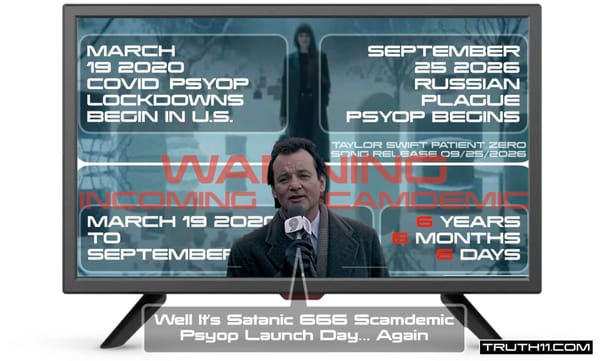 Well It's Satanic 666 Scamdemic Psyop Launch Day... Again | September 25 2026