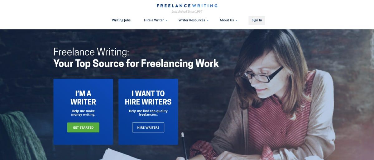 Freelance Writing website