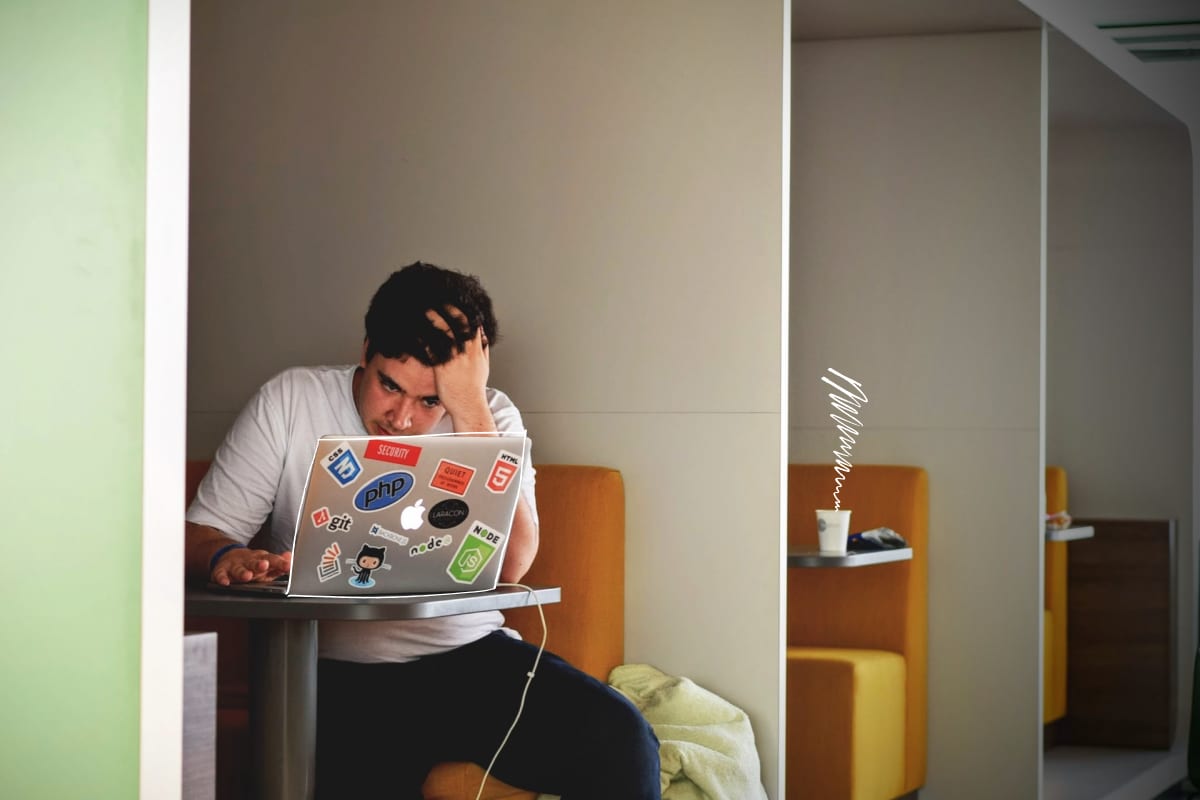 Man at computer