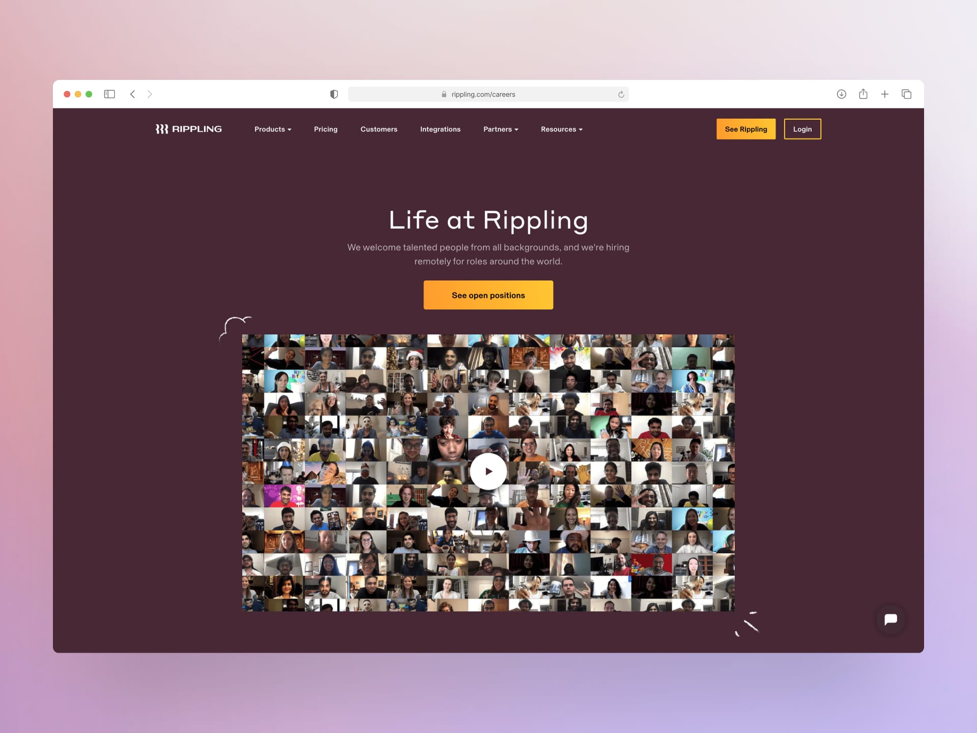 Rippling website screenshot