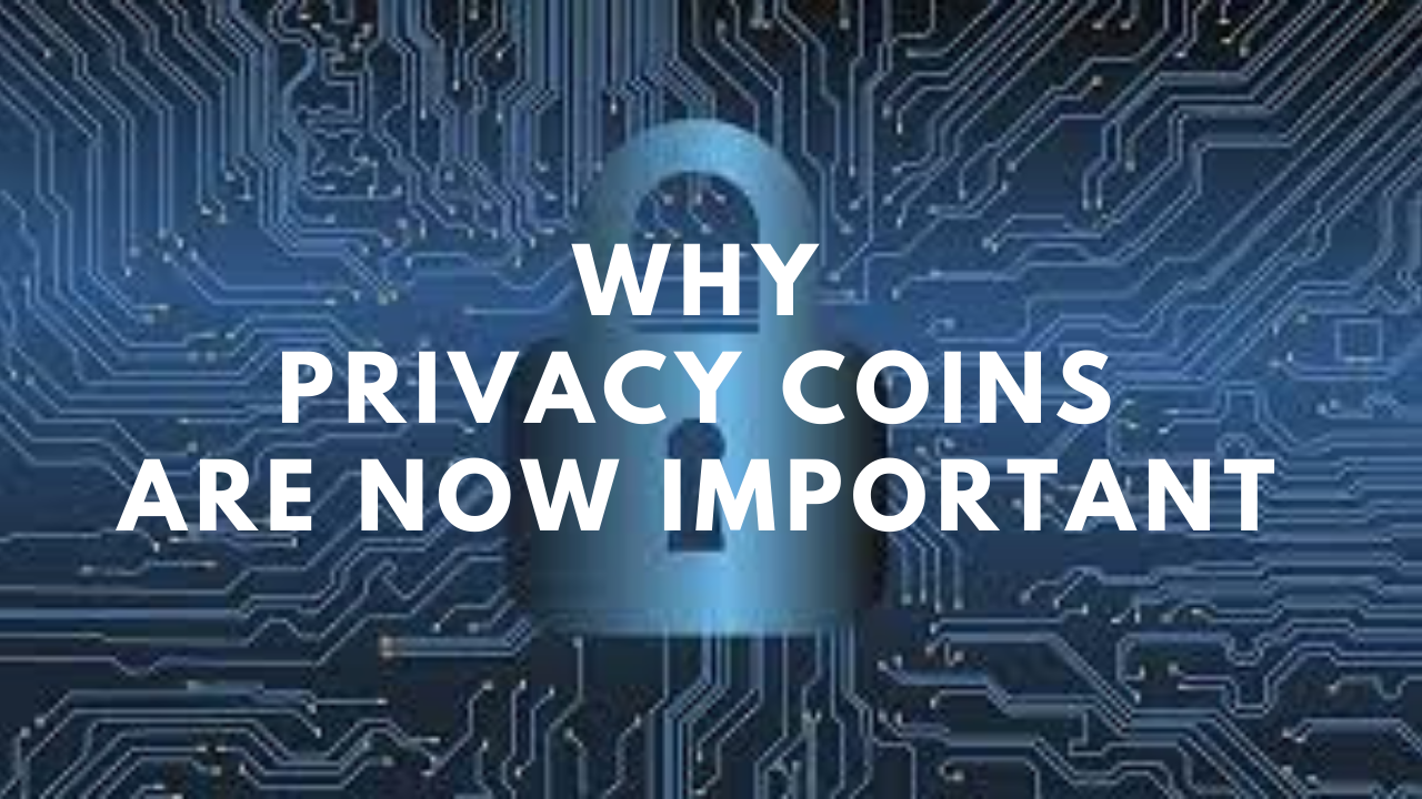 Why Privacy Coins are Now Important