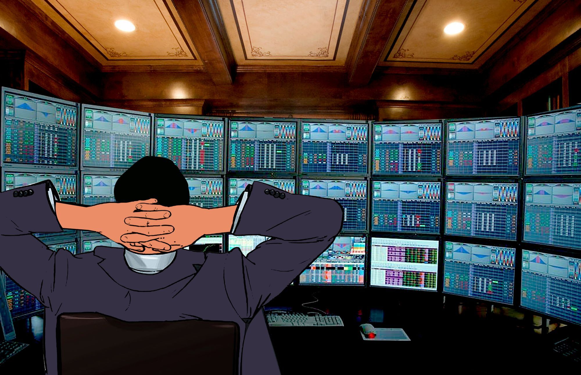 Cryptocurrency Investor Behind His Desk looking at the Market | AltcoinInvestor.com