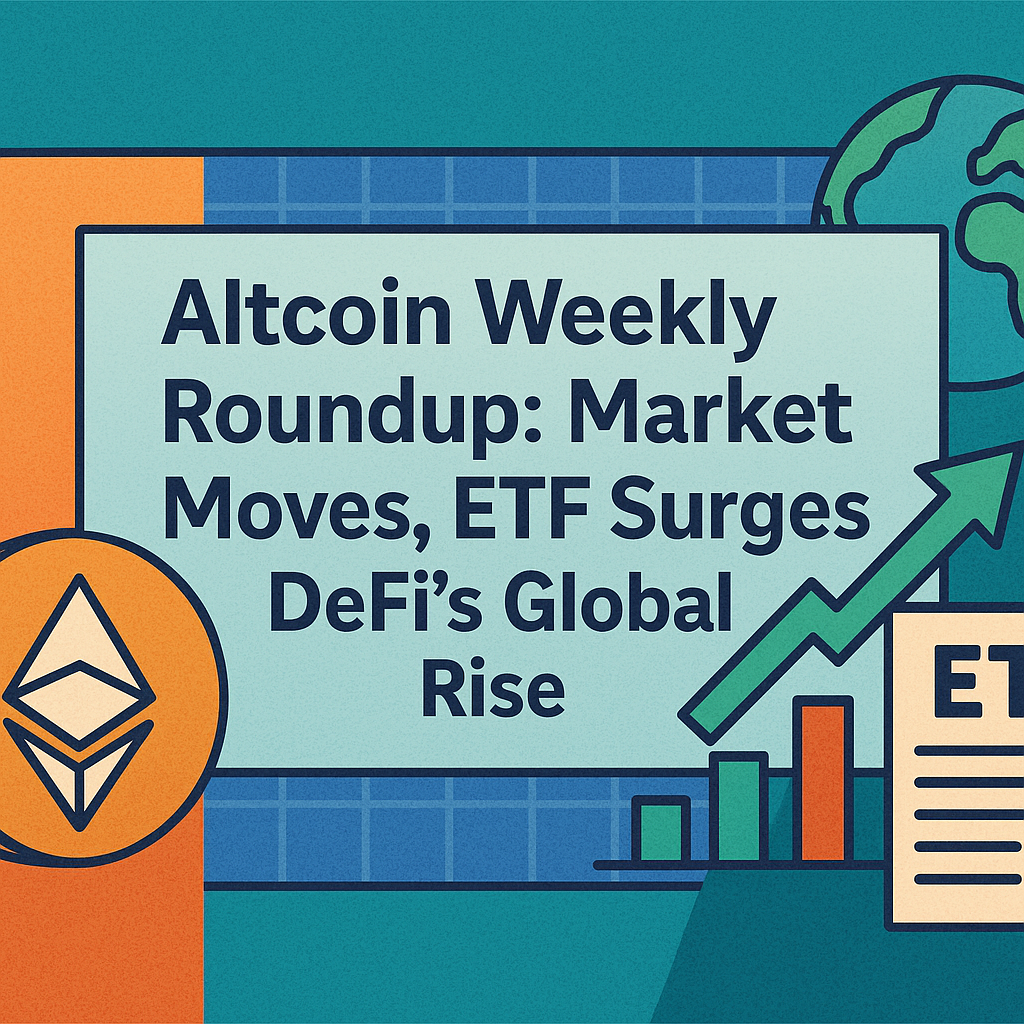 Altcoin Weekly Roundup: Market Moves, ETF Surges & DeFi’s Global Rise