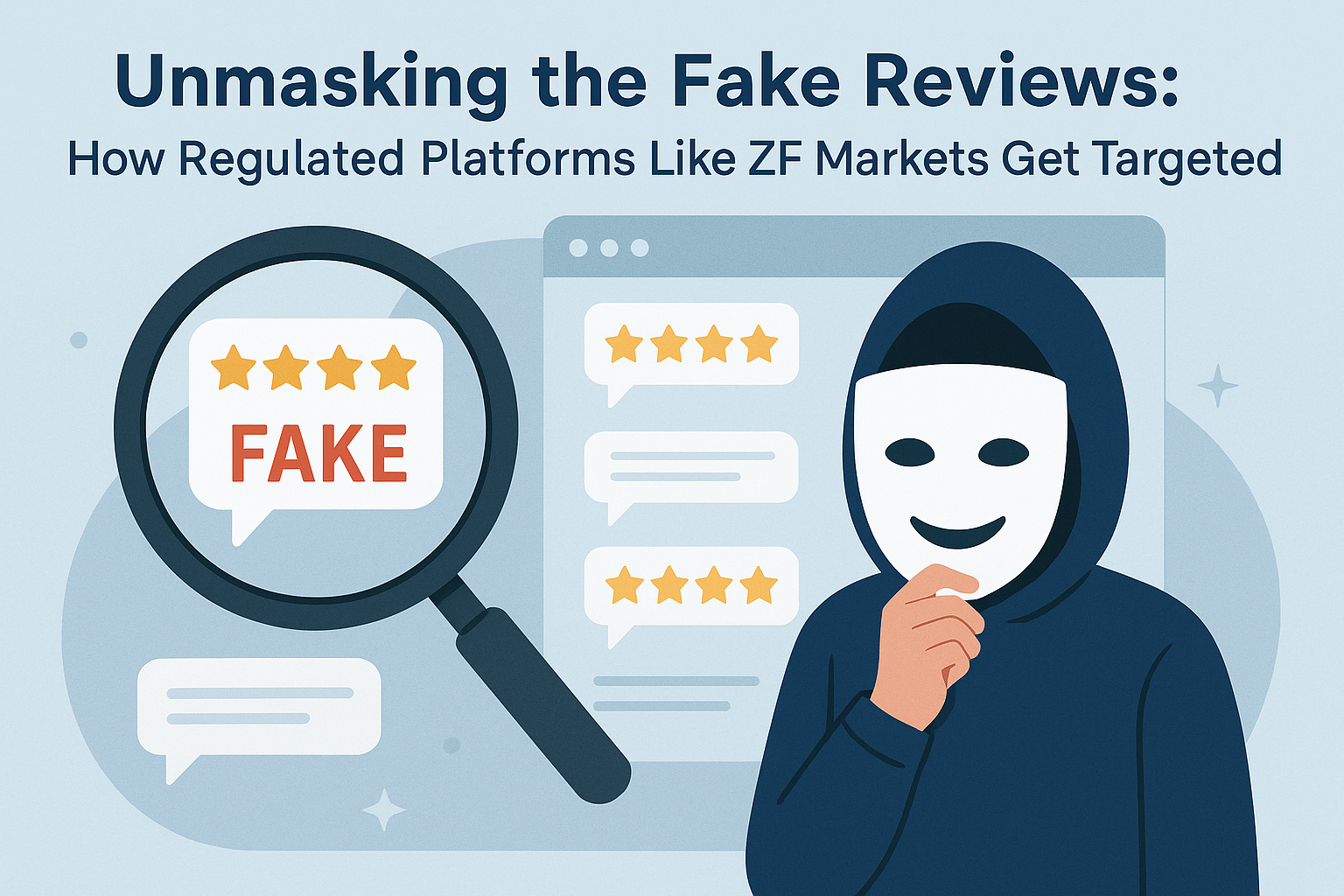 Unmasking the Fake Reviews: How Regulated Platforms Like ZF Markets Get Targeted