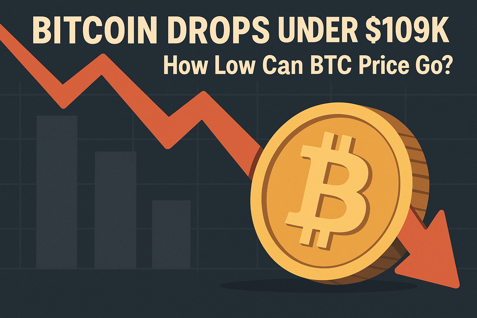Bitcoin Drops Under $109K: How Low Can BTC Price Go?