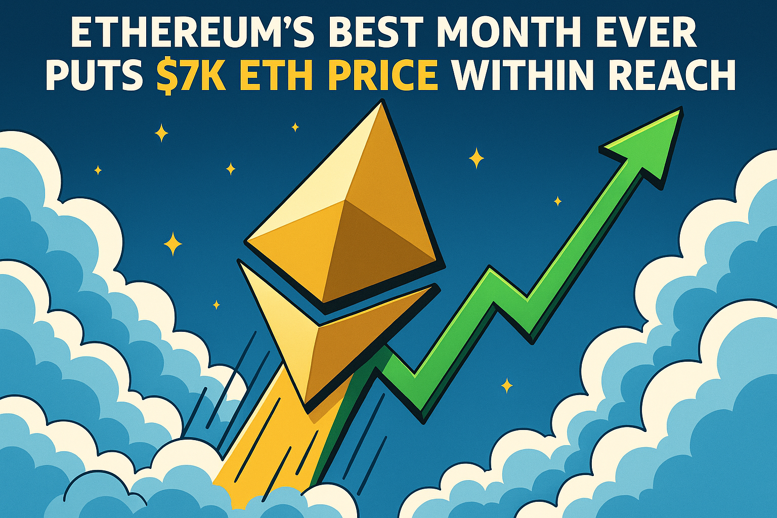 Ethereum's Best Month Ever Puts $7K ETH Price Within Reach