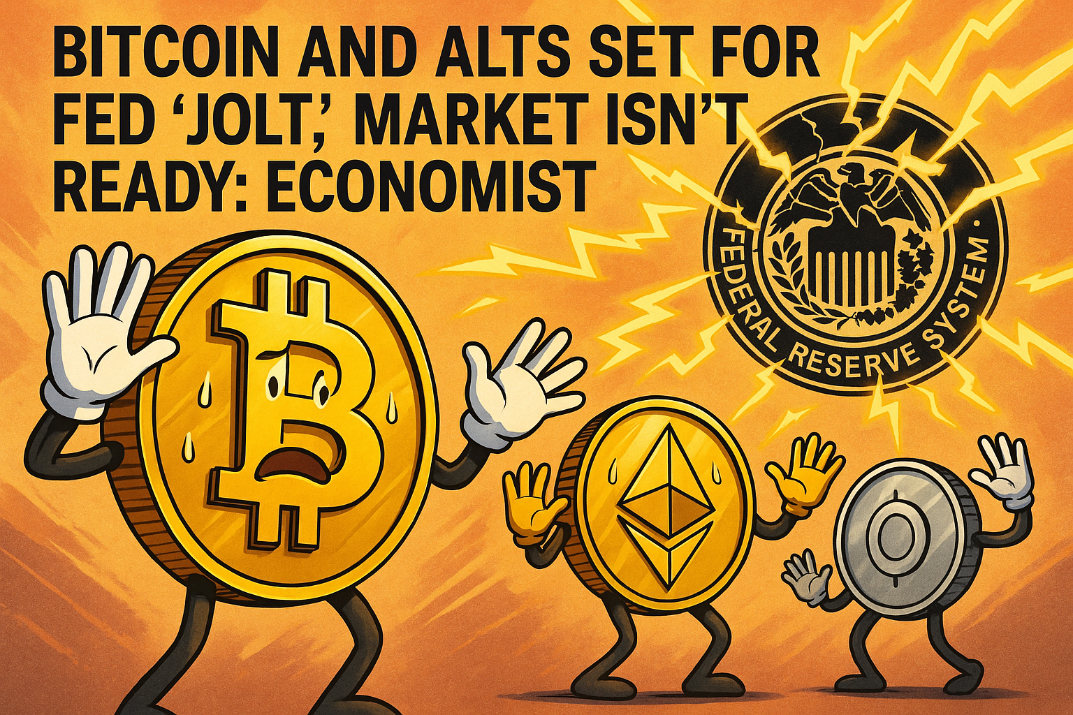Bitcoin and Alts Set for Fed ‘Jolt,’ Market Isn’t Ready: Economist