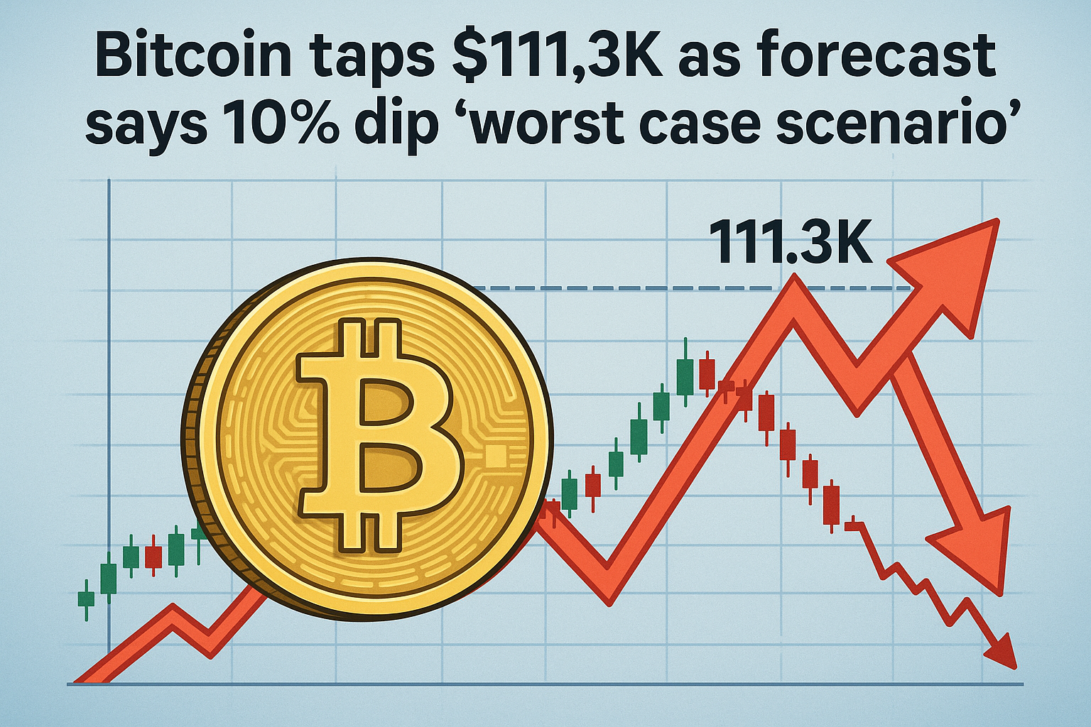 Bitcoin taps $111.3K as forecast says 10% dip ‘worst case scenario’