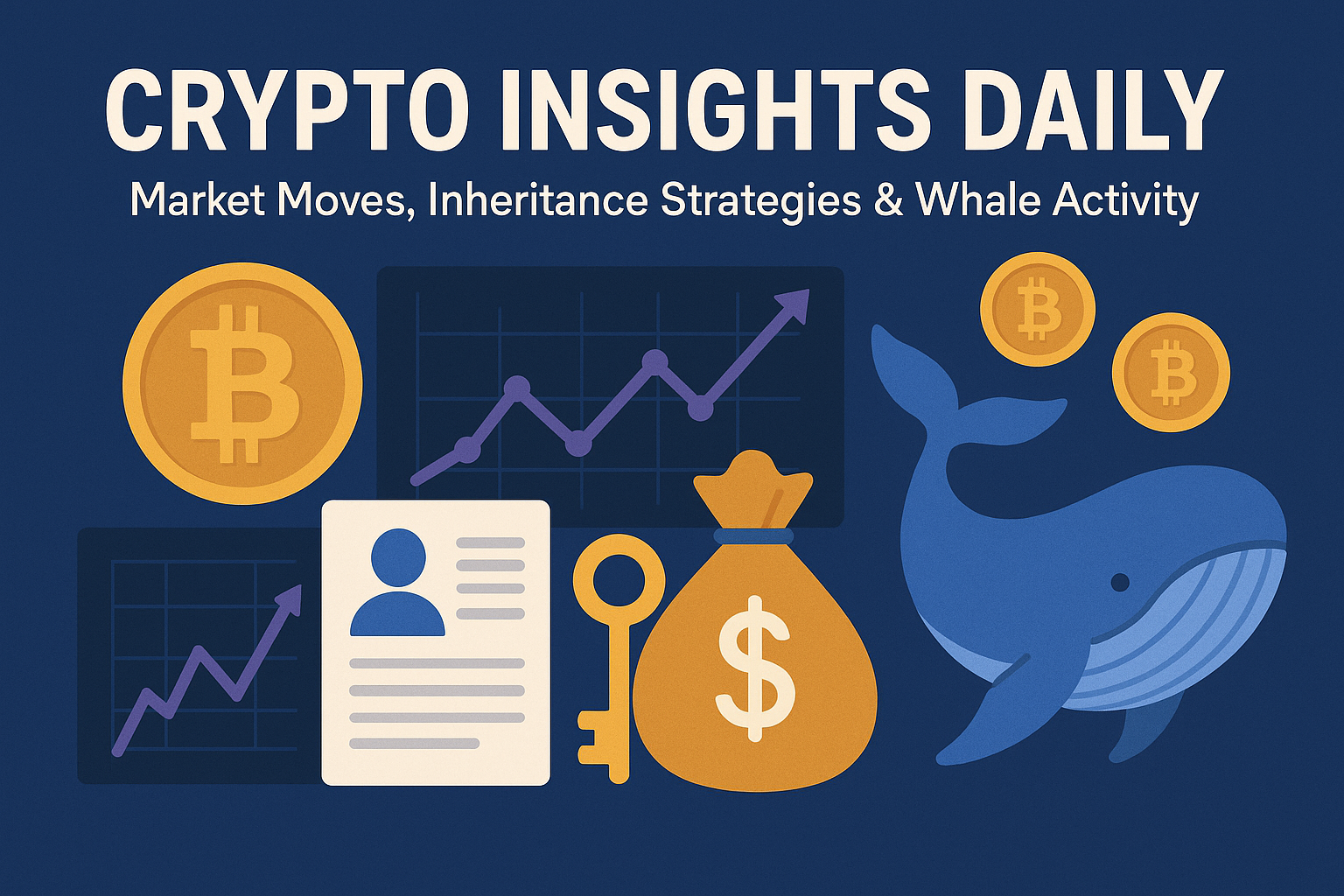 Crypto Insights Daily: Market Moves, Inheritance Strategies & Whale Activity