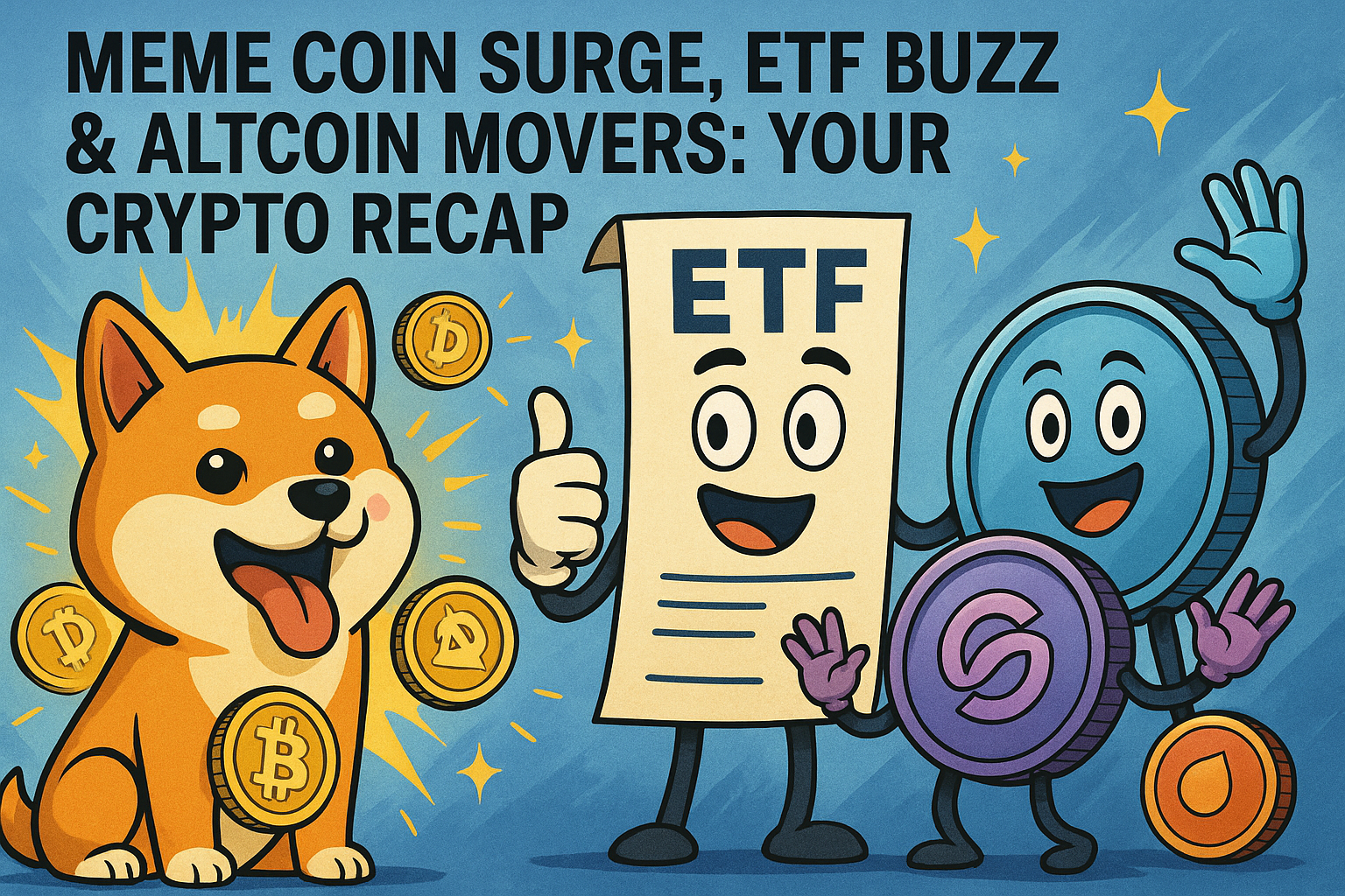 Meme Coin Surge, ETF Buzz & Altcoin Movers: Your Crypto Recap