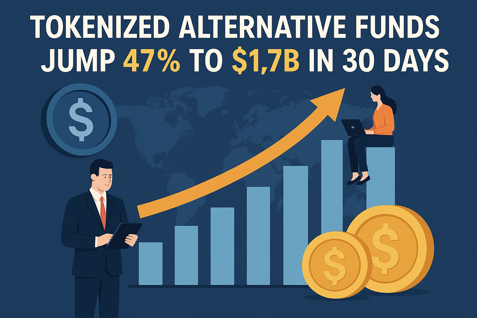 Tokenized Alternative Funds Jump 47% to $1.7B in 30 Days