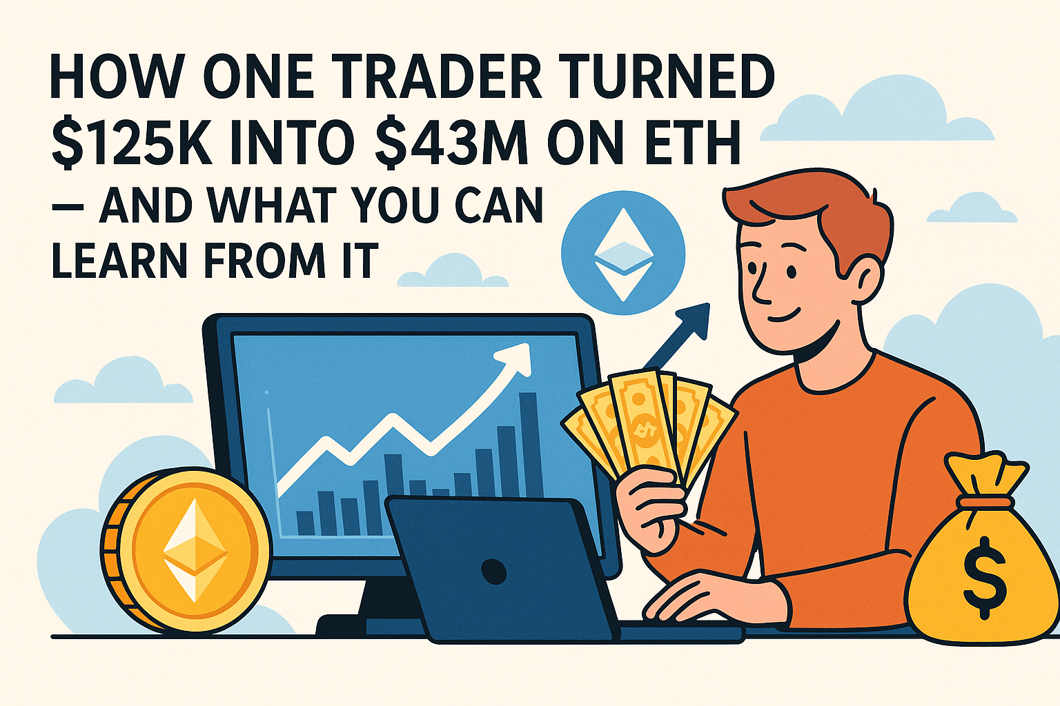 How One Trader Turned $125K into $43M on ETH — And What You Can Learn From It