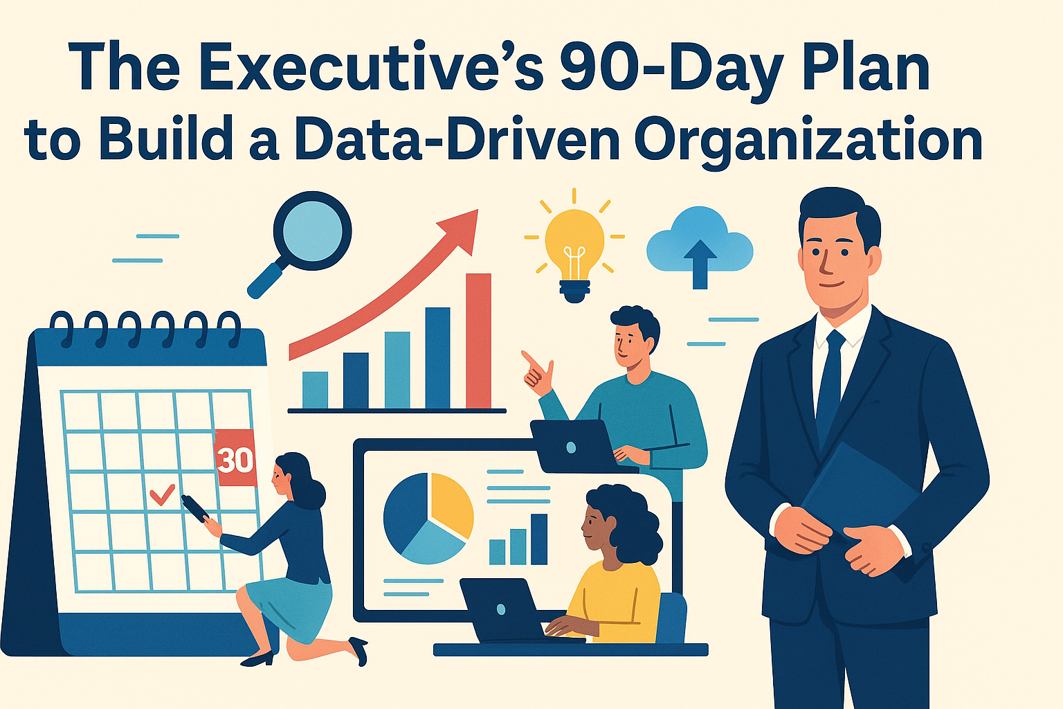 The Executive’s 90-Day Plan to Build a Data-Driven Organization