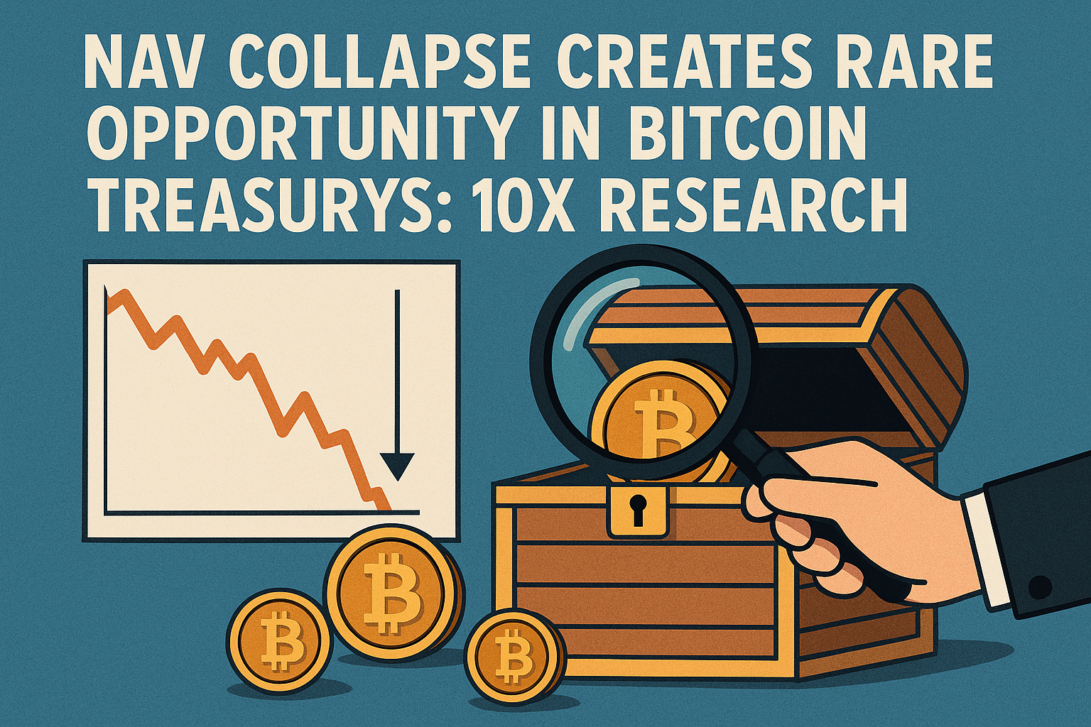 NAV Collapse Creates Rare Opportunity in Bitcoin Treasurys: 10x Research