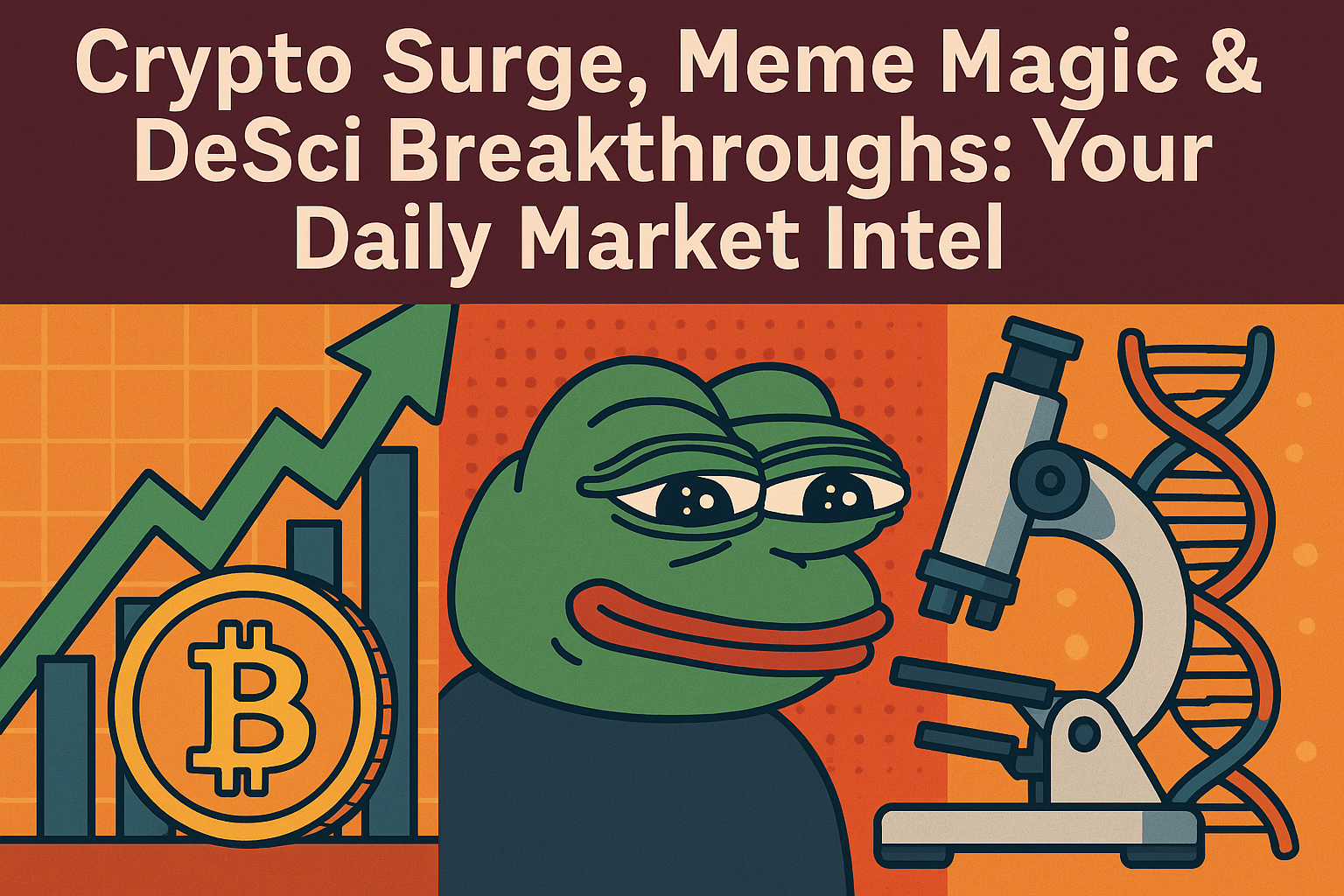 Crypto Surge, Meme Magic & DeSci Breakthroughs: Your Daily Market Intel