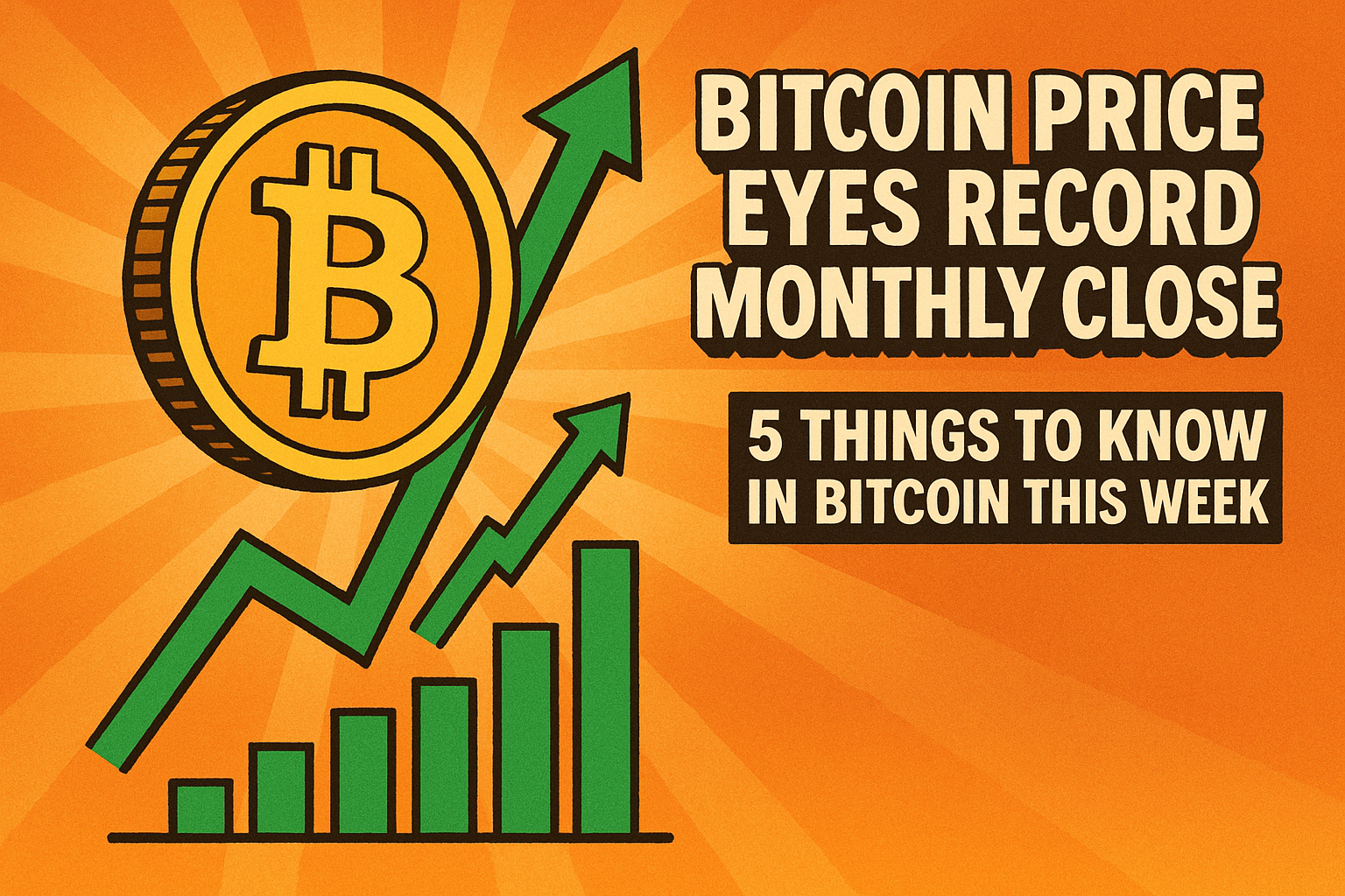 Bitcoin price eyes record monthly close: 5 things to know in Bitcoin this week