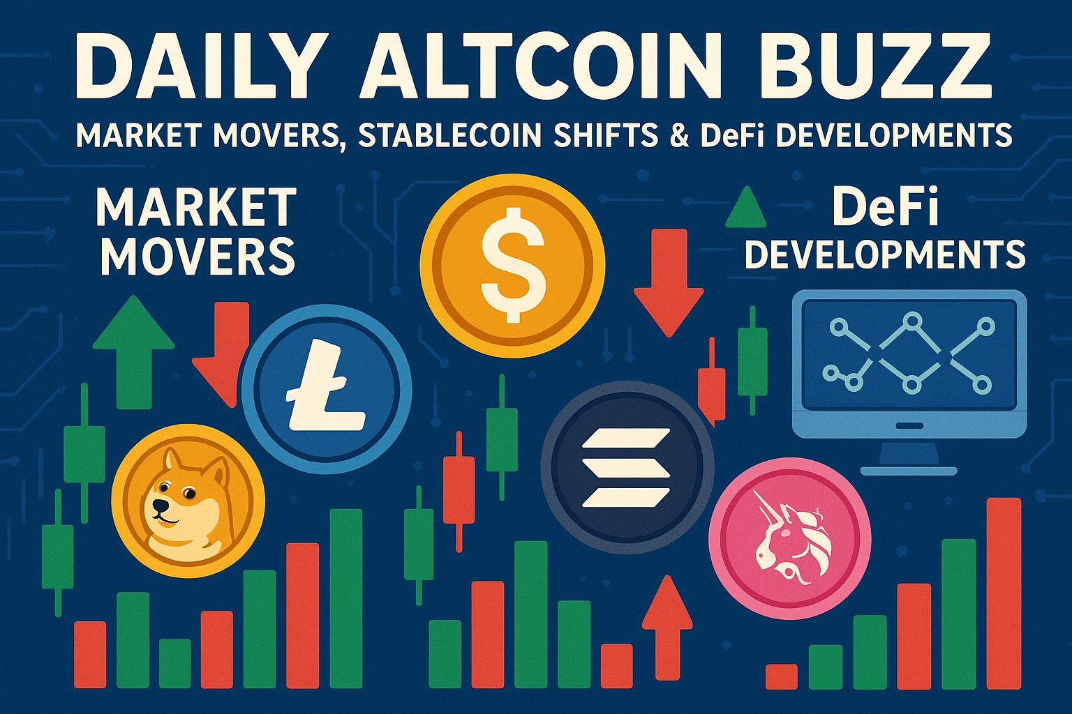Daily Altcoin Buzz: Market Movers, Stablecoin Shifts & DeFi Developments