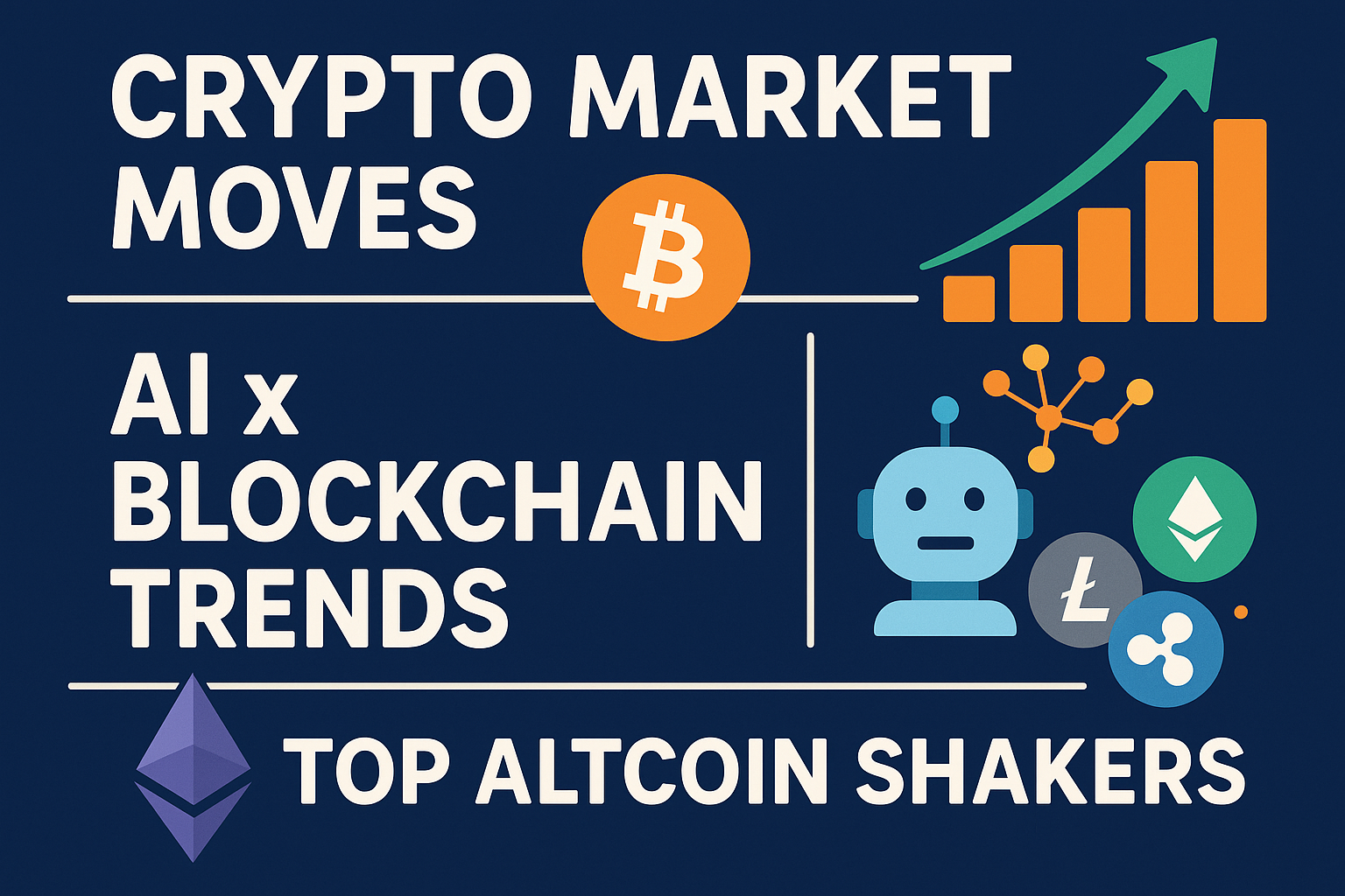 Crypto Market Moves, AI x Blockchain Trends & Top Altcoin Shakers