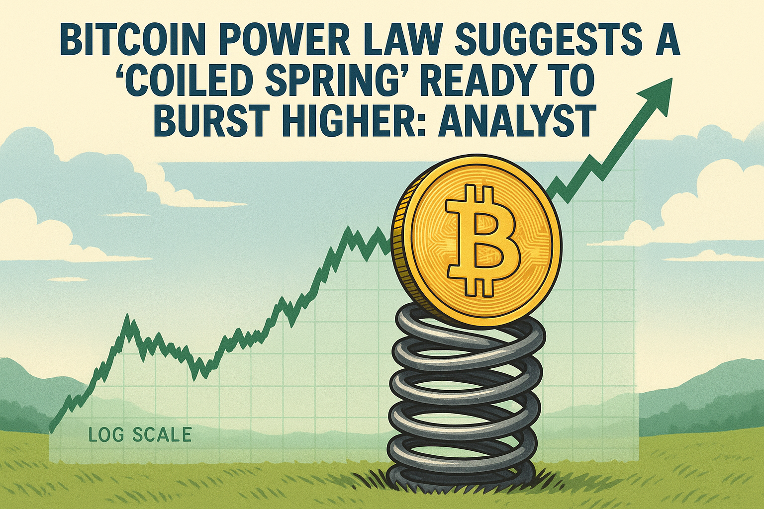 Bitcoin power law suggests a 'coiled spring' ready to burst higher: Analyst