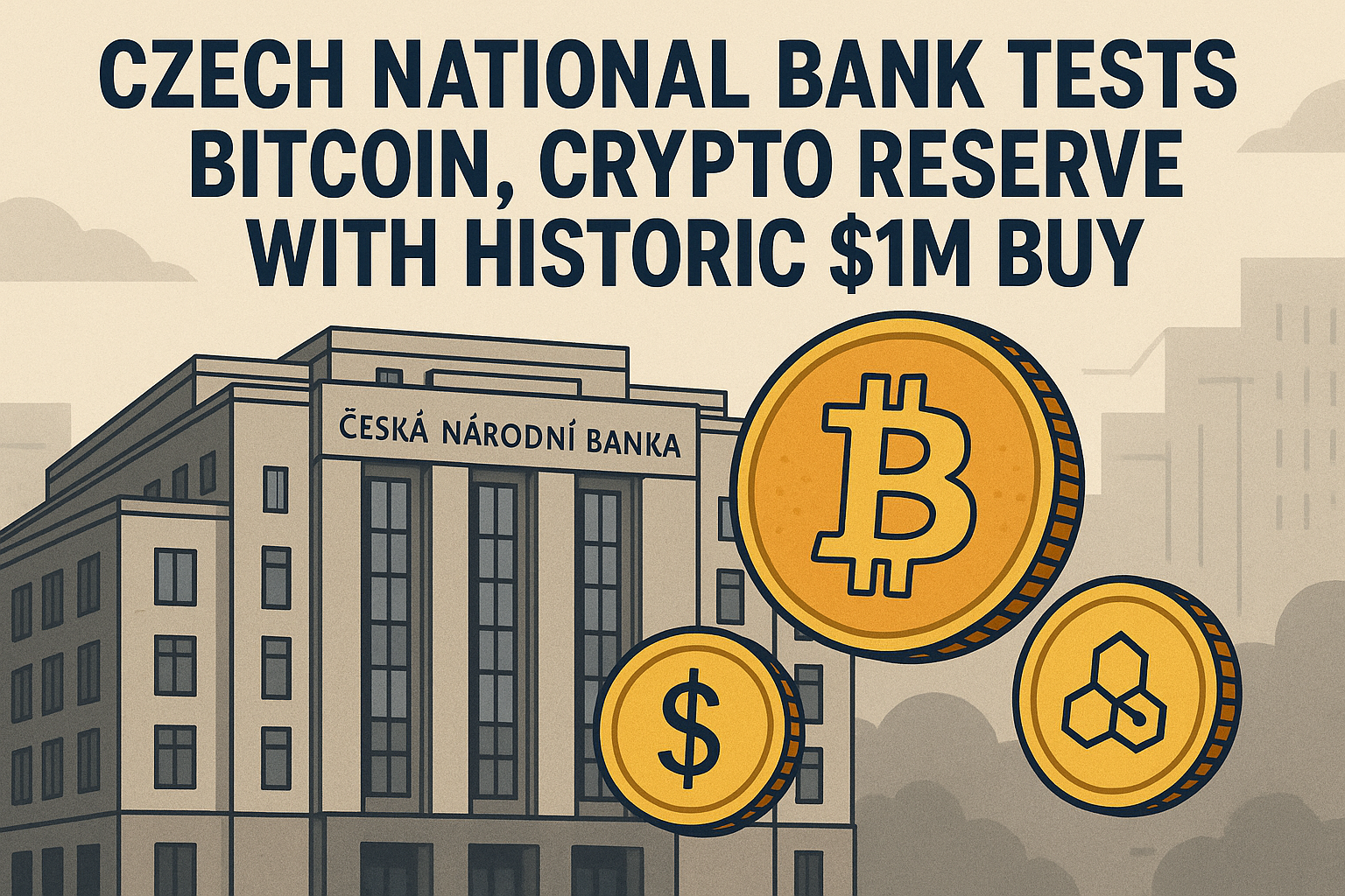 Czech National Bank Tests Bitcoin, Crypto Reserve with Historic M Buy