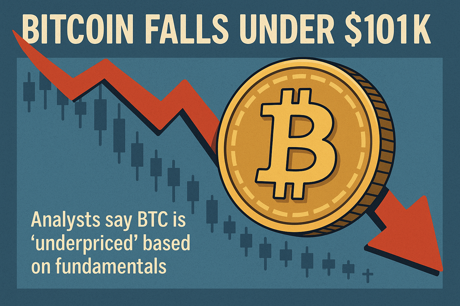 Bitcoin falls under $101K: Analysts say BTC is ‘underpriced’ based on fundamentals