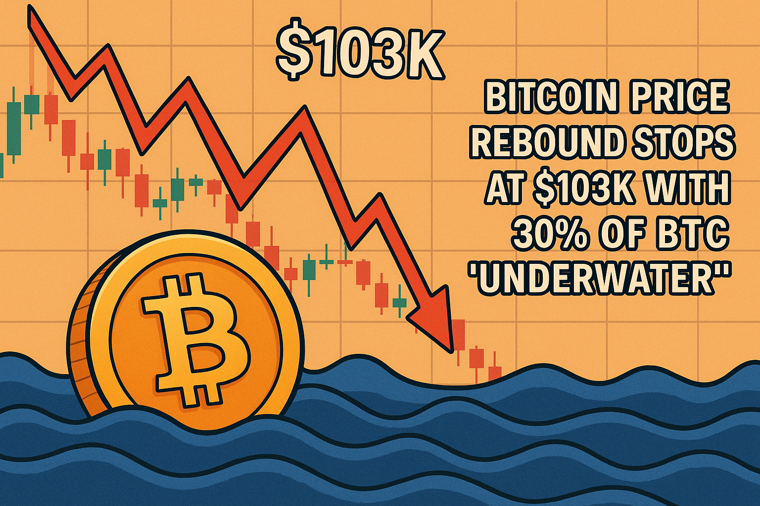 Bitcoin price rebound stops at 3K with 30% of BTC supply ‘underwater’