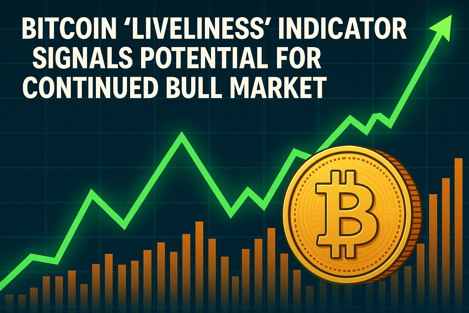 Bitcoin 'liveliness' indicator signals potential for continued bull market